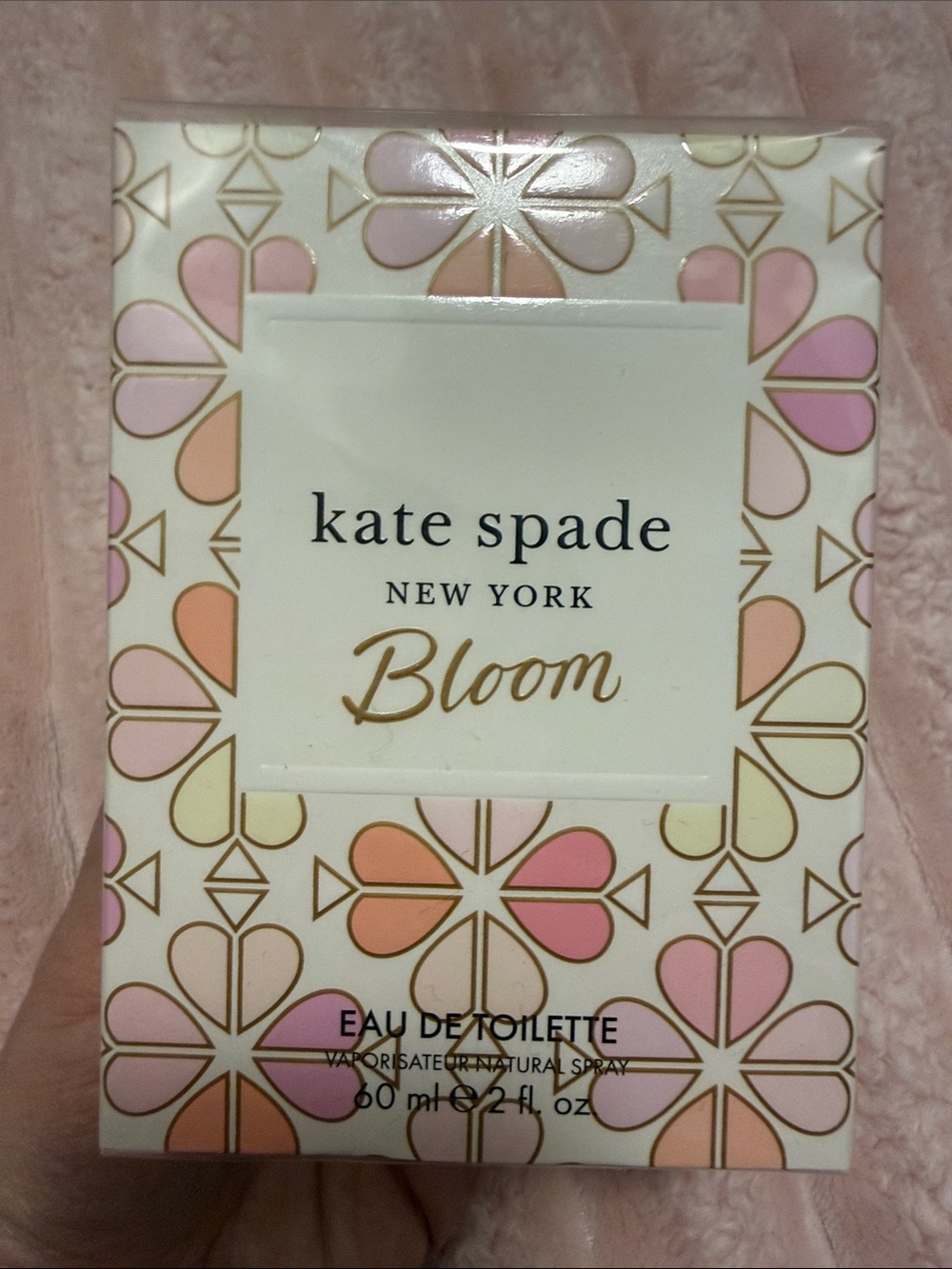 kate spade Bloom Box - Pink, Peach & Gold Floral Design